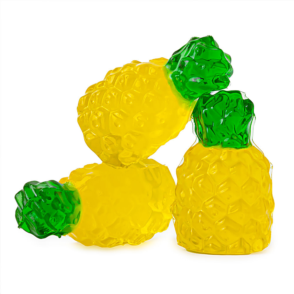 3d gummy pineapple