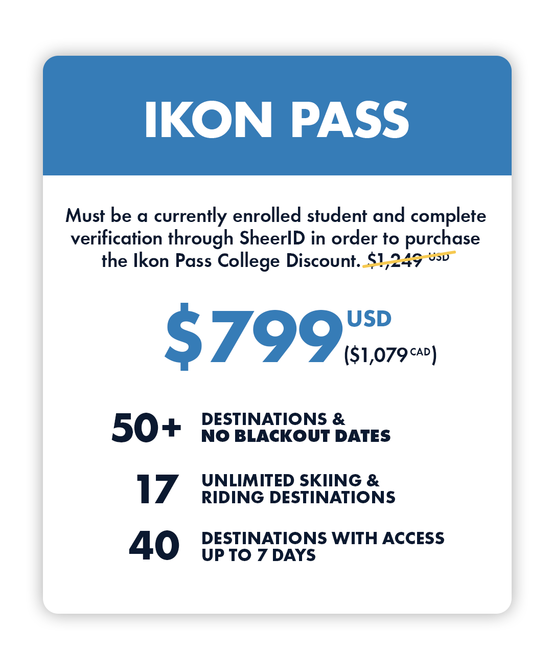 El Nuevo Modelo de iKon Pass para Universitarios: Una Oportunidad ...