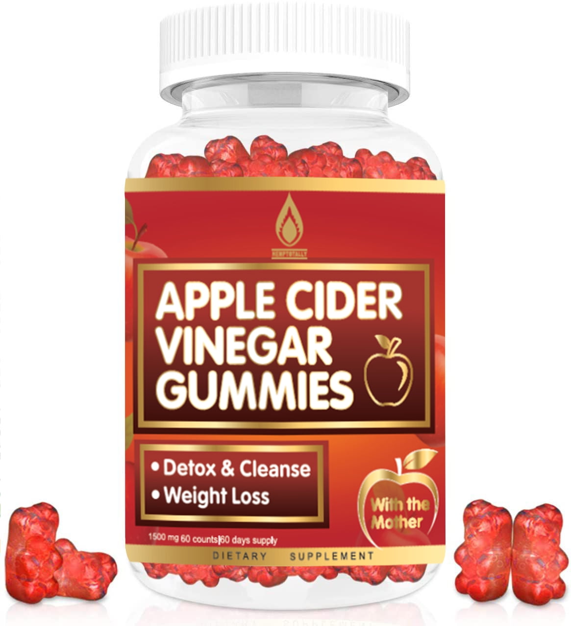 Organic ACV gummies with the mother