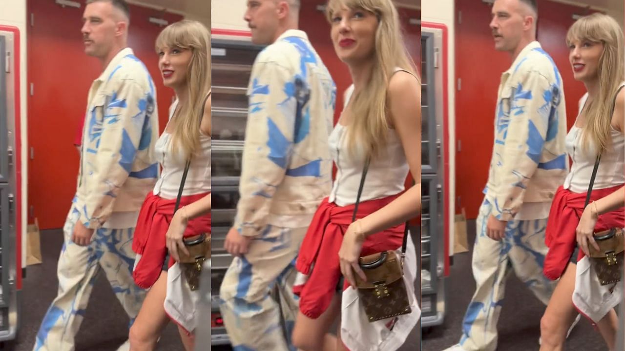 travis kelce leaving with taylor swift