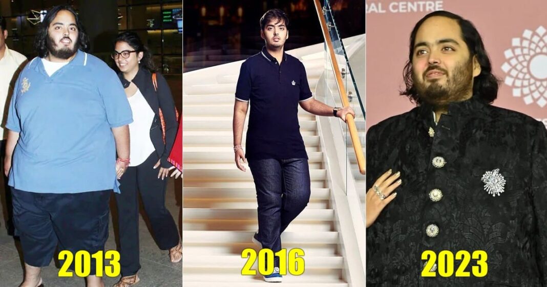 anant ambani weight loss