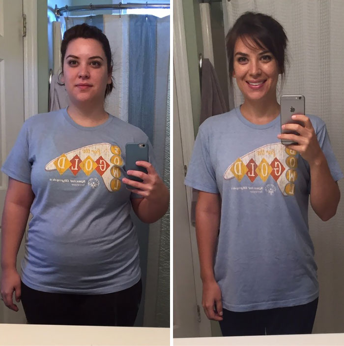 weight loss before and after