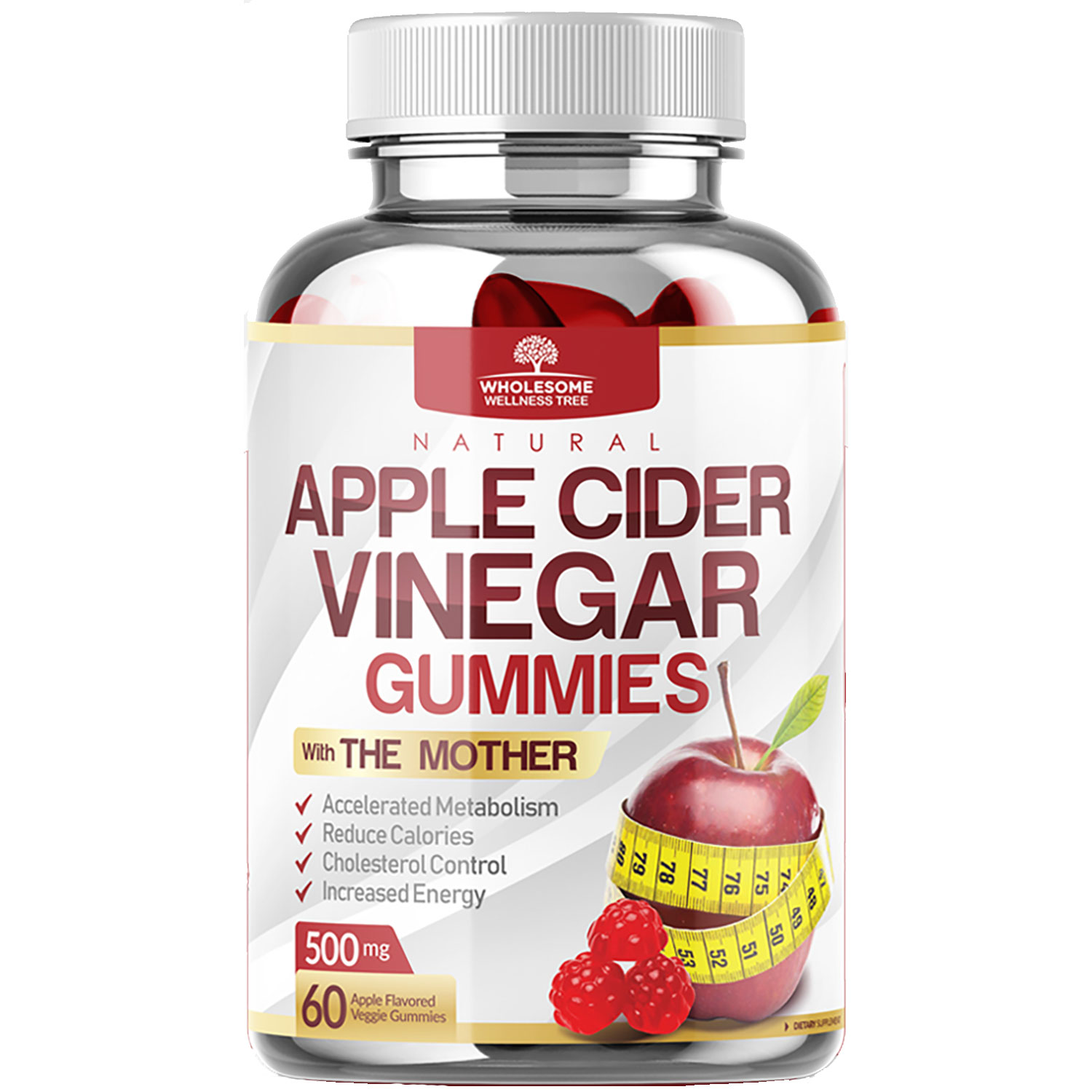 Organic ACV gummies with the Mother