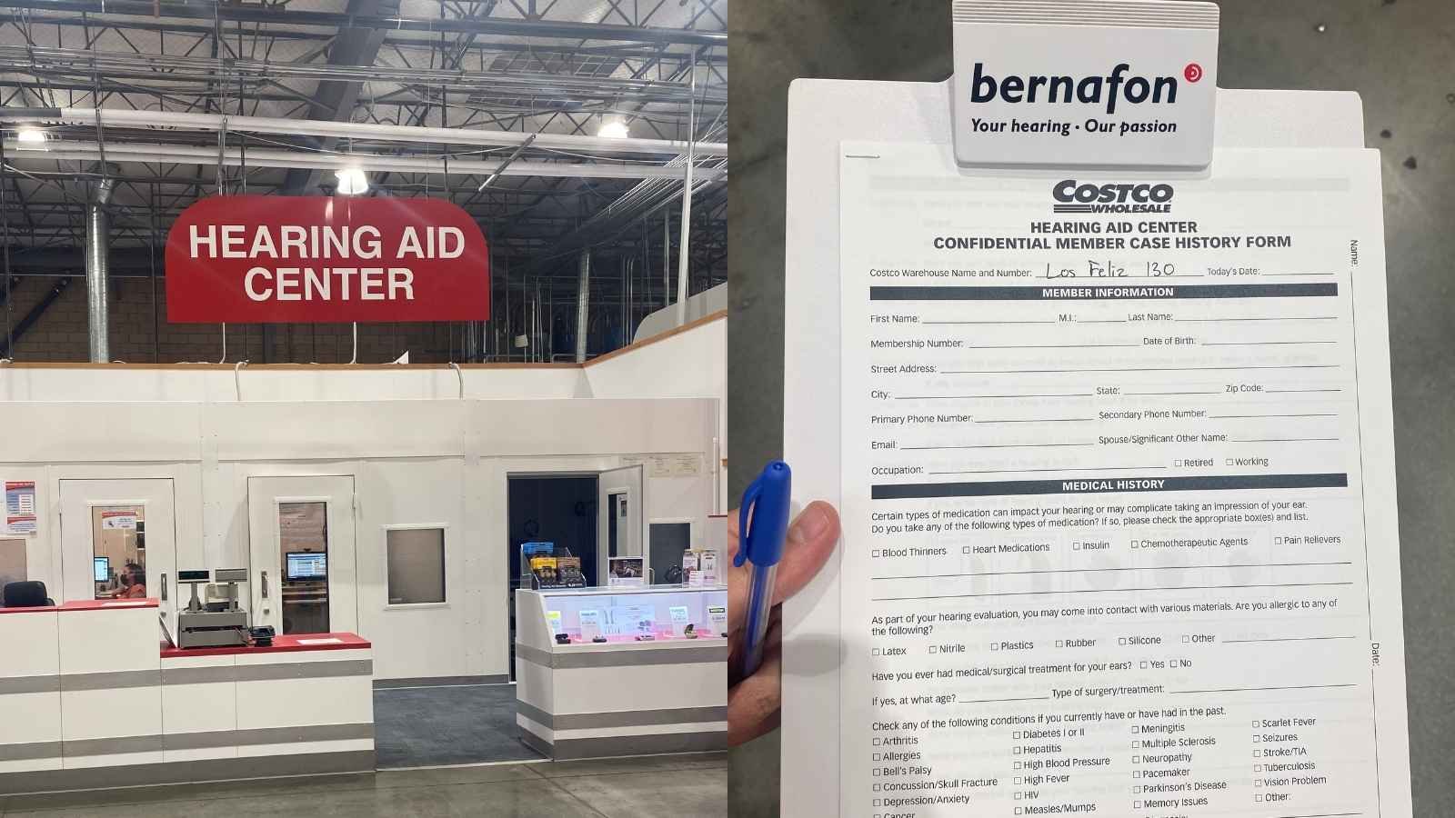 costco hearing aid appointment