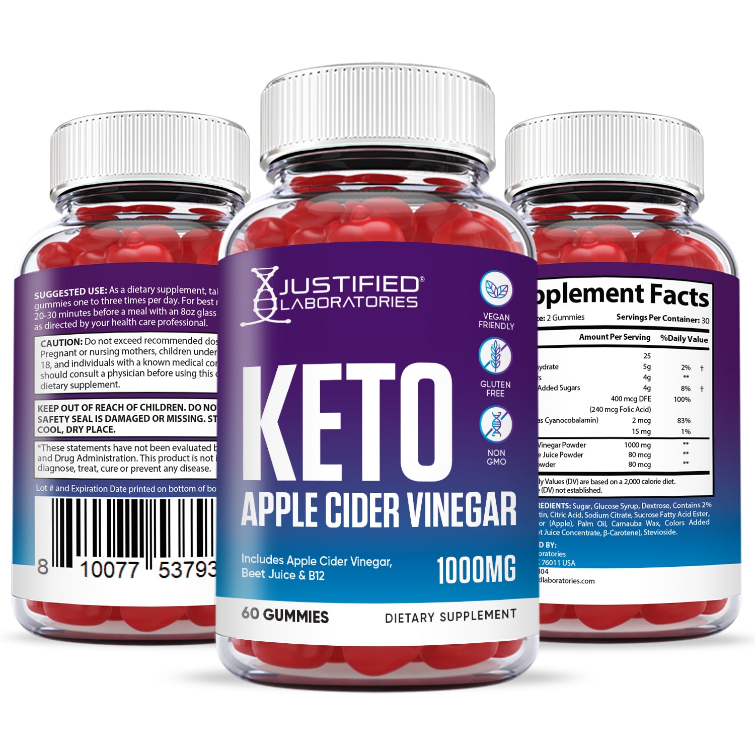 justified laboratories keto acv gummies