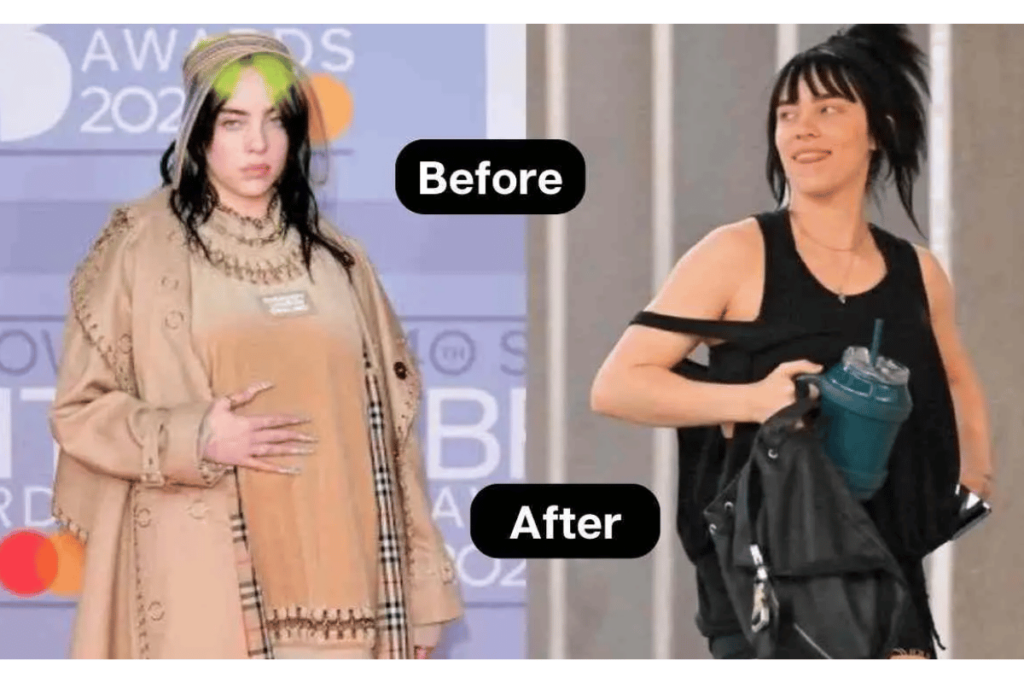 billie eilish weight loss