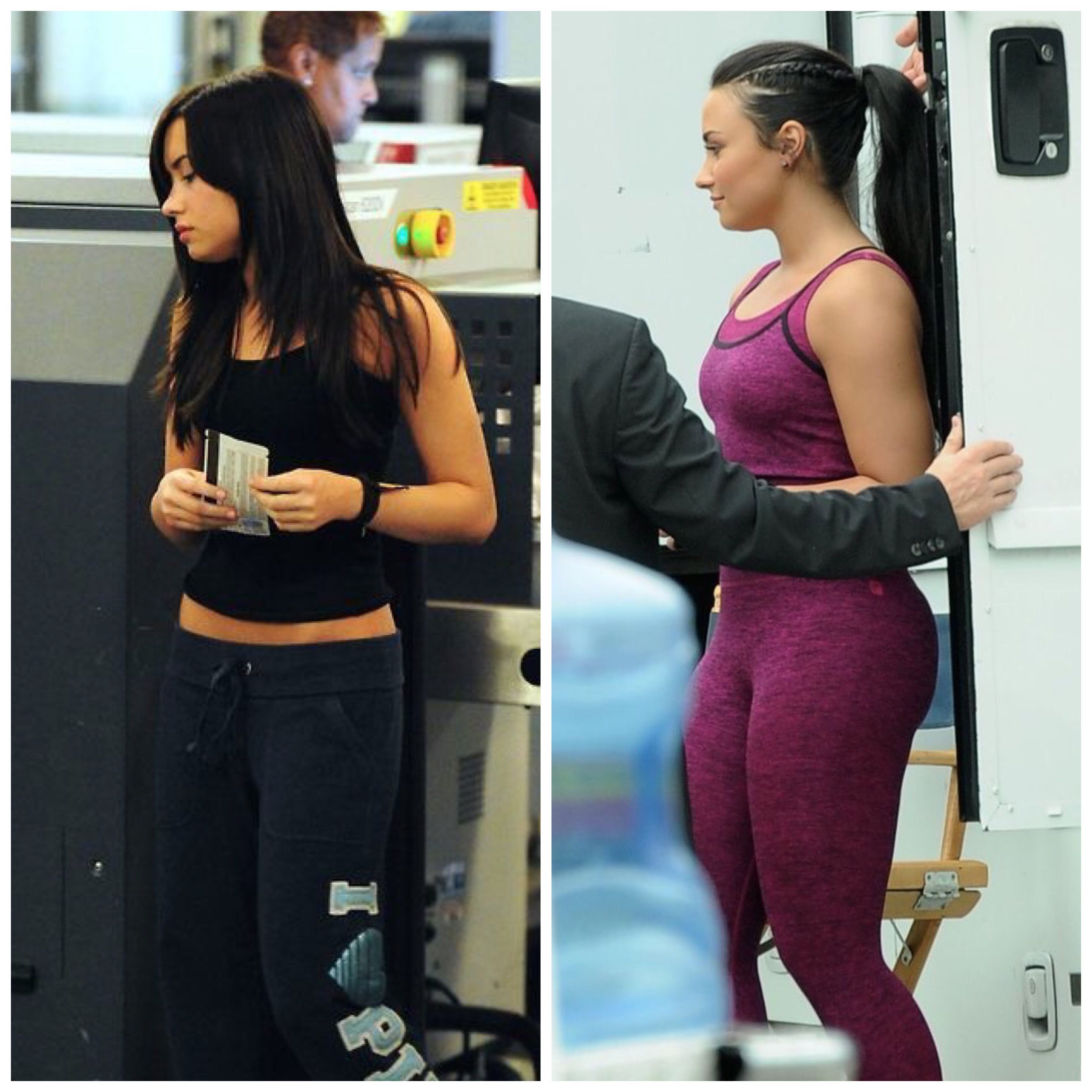 Demi Lovato dancing in living room