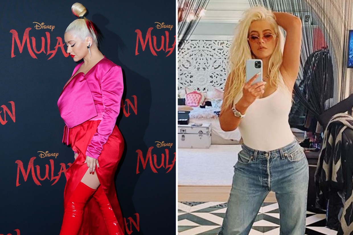 christina aguilera weight loss 2024