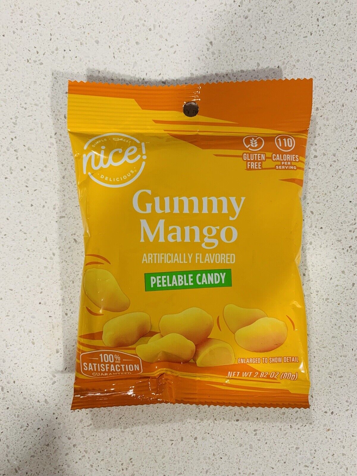 nice gummy mango peelable candy