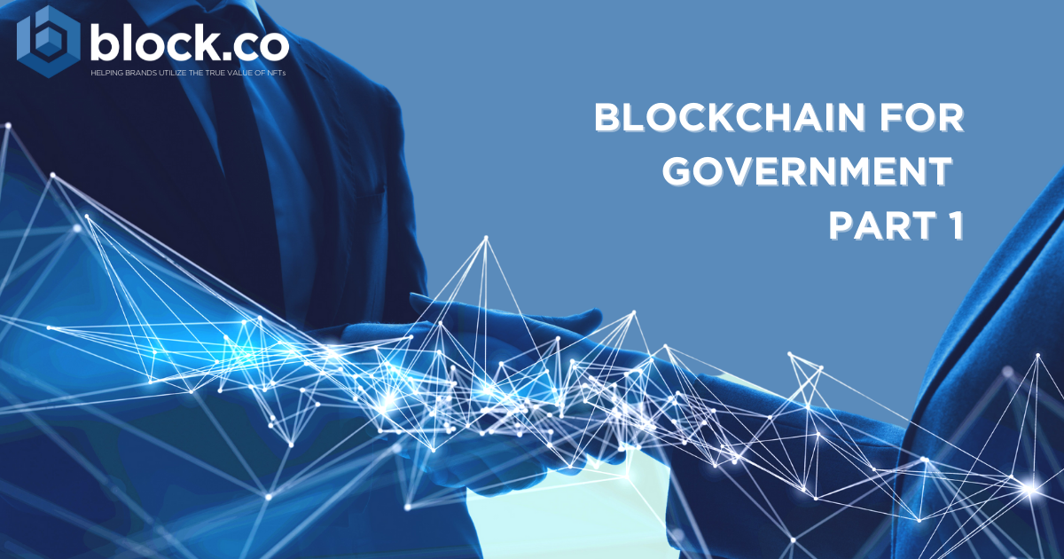 when was blockchain technology first used in a government registry?