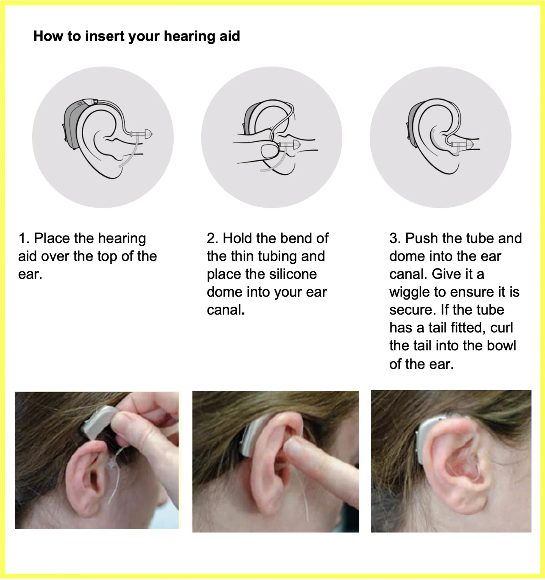 how do you put hearing aids in