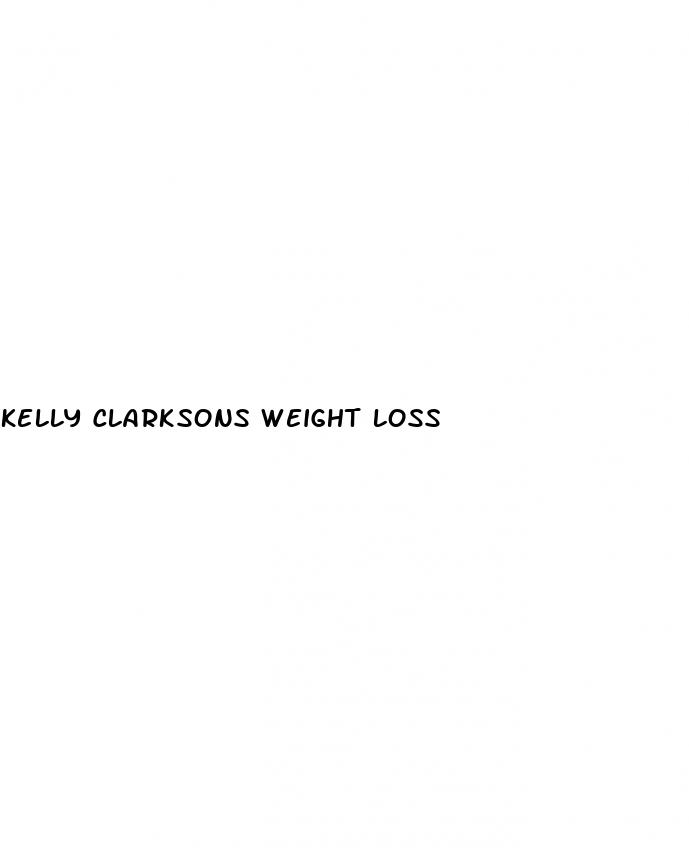 how did kelly clarkson lose weight