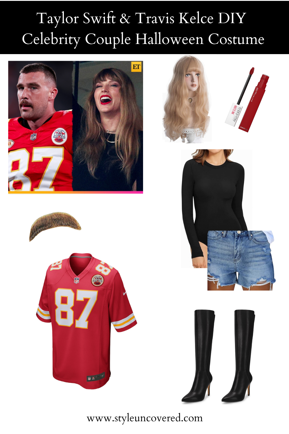 taylor swift and travis kelce halloween costumes