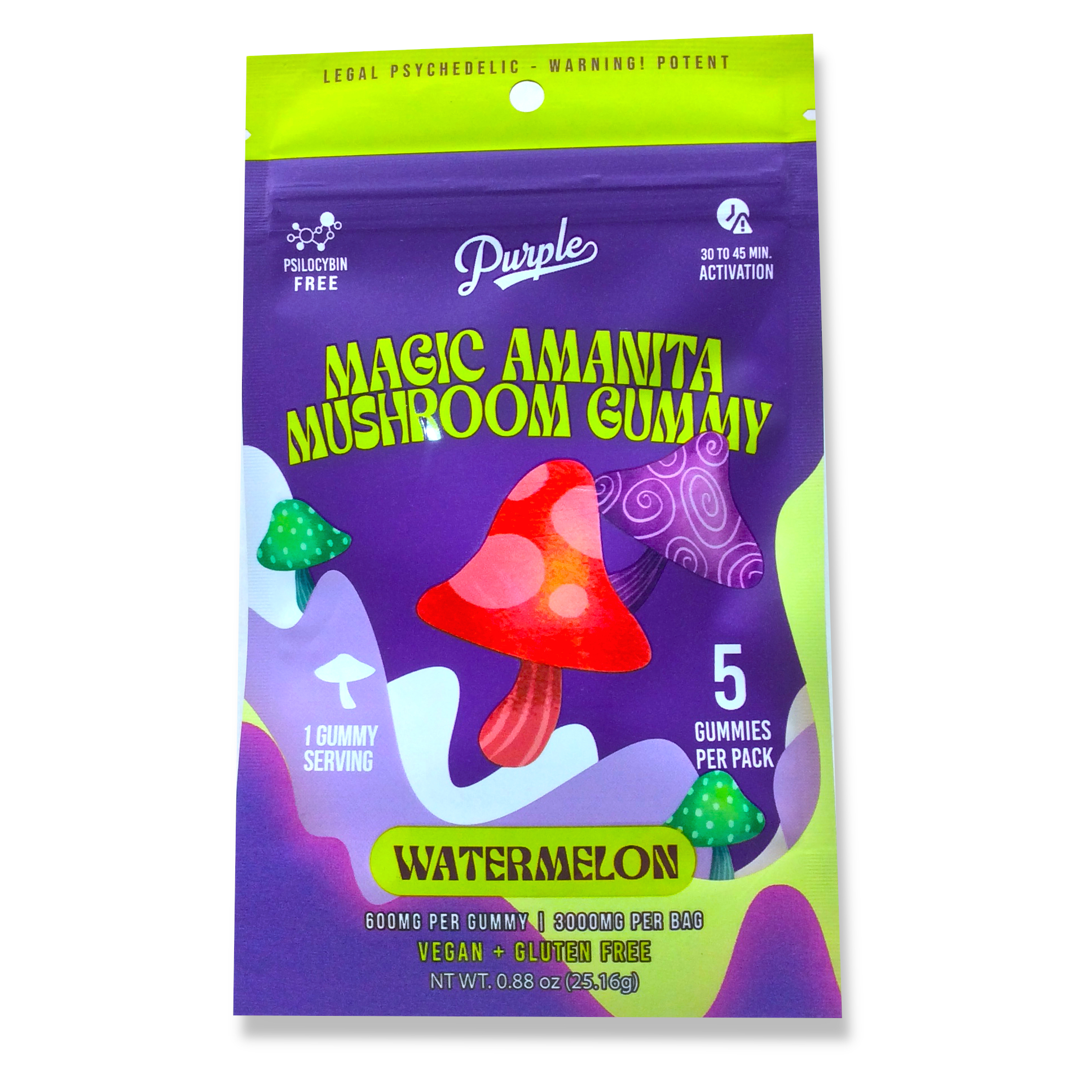 magic amanita mushroom gummy