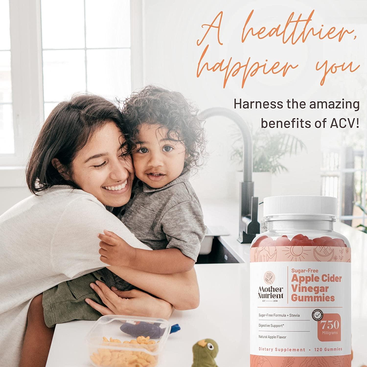 ACV gummies sweetened with stevia