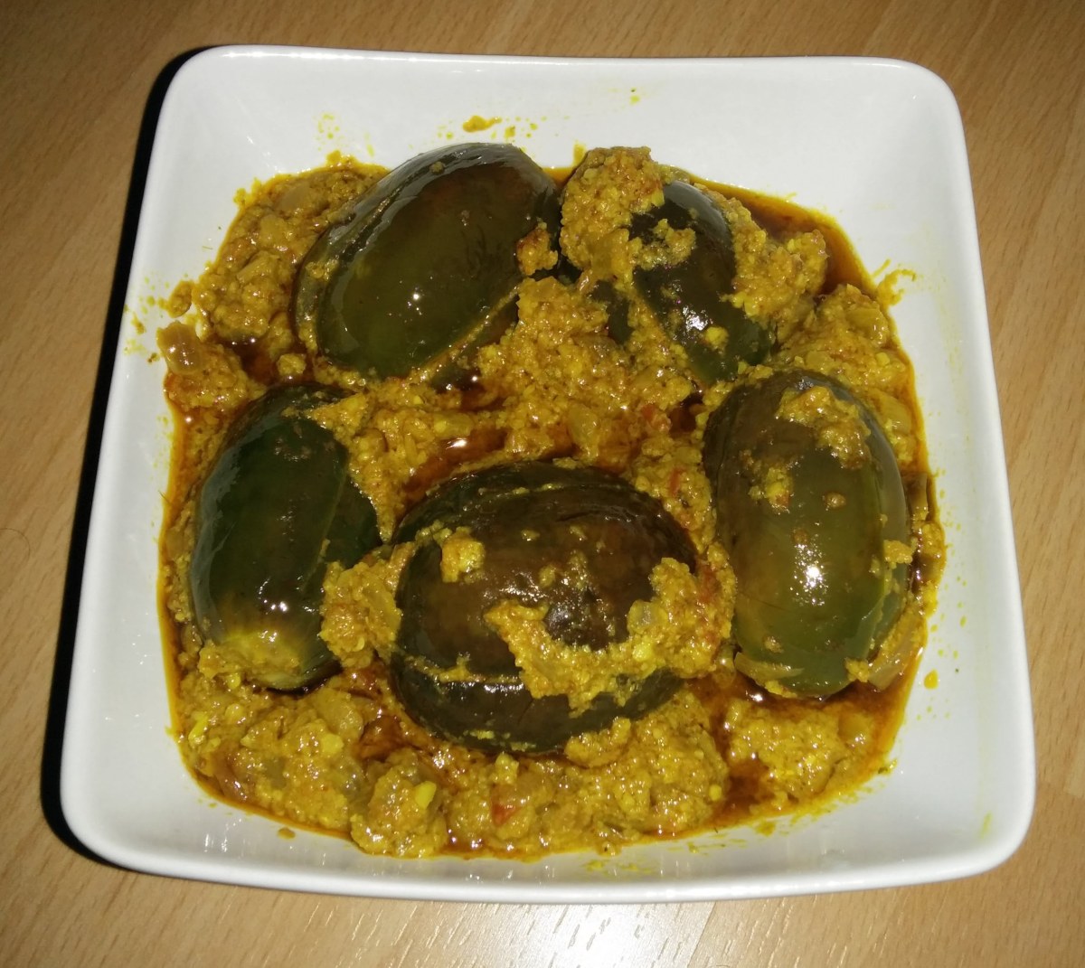 brinjal eggplant home cooked dish recipe