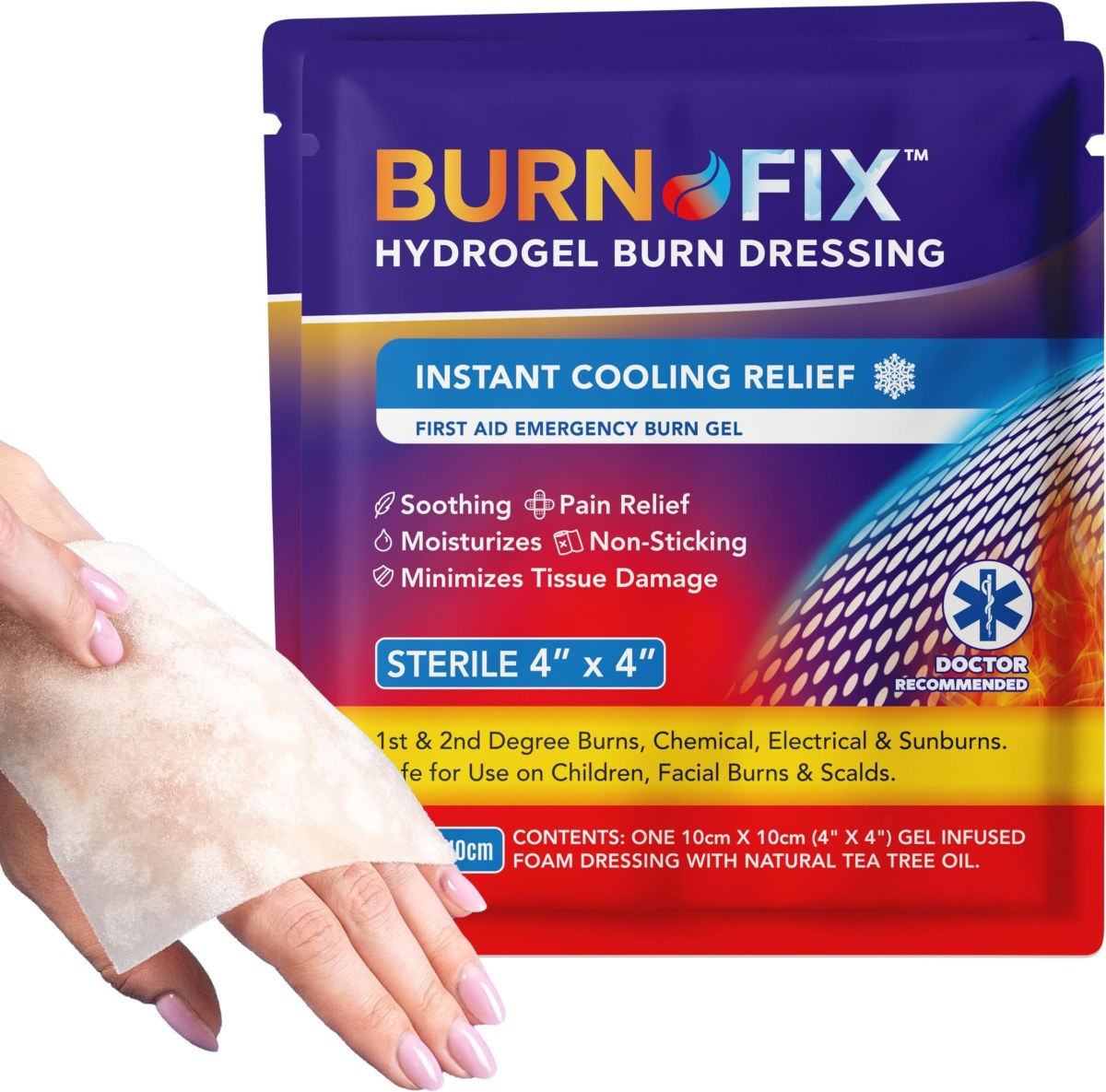 Can a jelly burn dressing really cool wounds faster yet slow skin repair?  New trial data