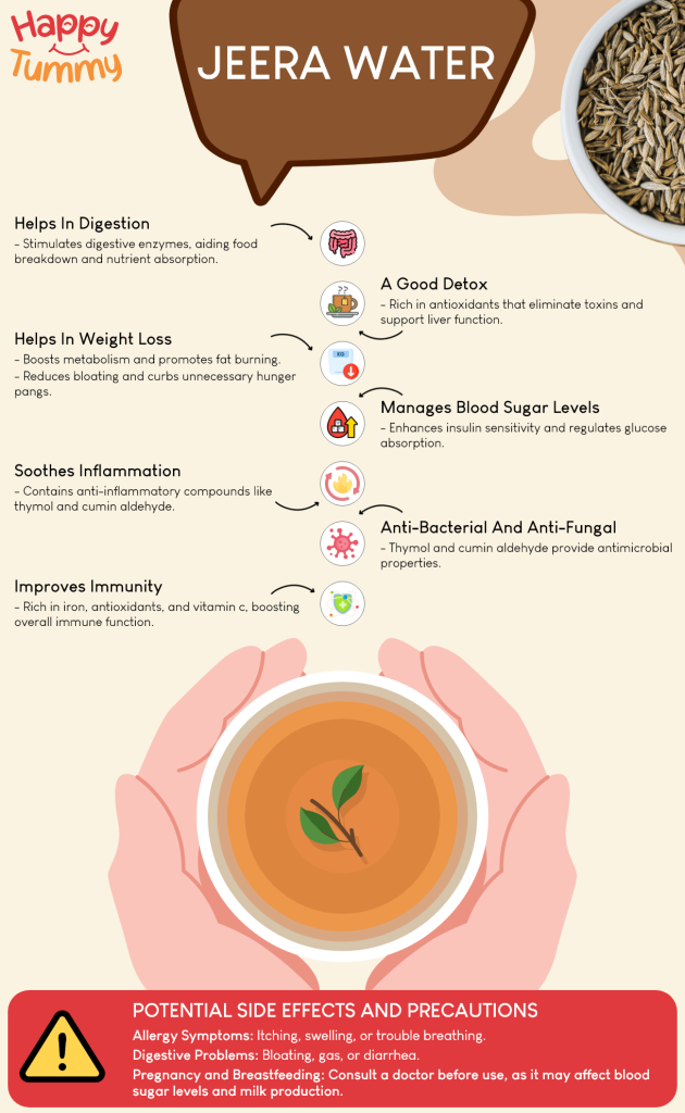 Jeera detox drink for healthy lifestyle