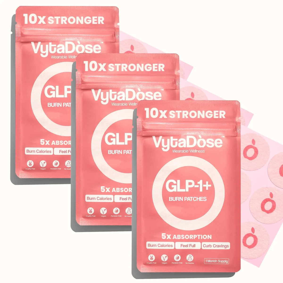 Patch Aid Glp-1 GLP-1 Support Patch Pack by PatchAid