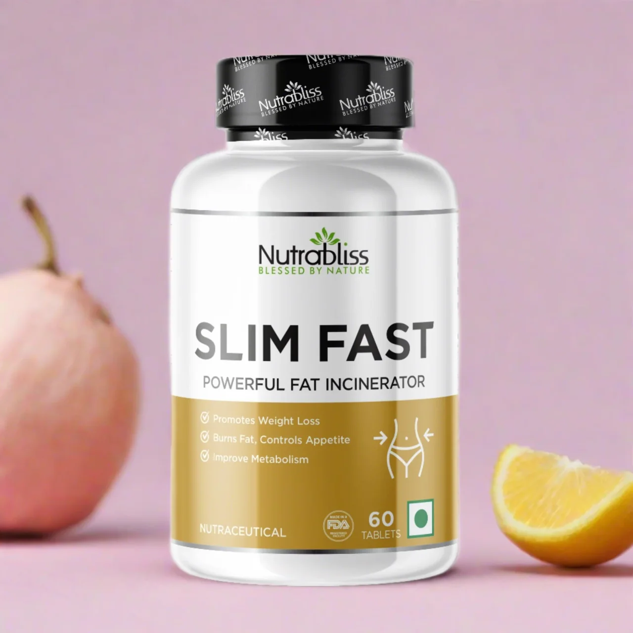 Complément Alimentaire Slim Plus Fat Burner - Détox Et Brûle-graisses - À Base De Garcinia Cambogia - 240717