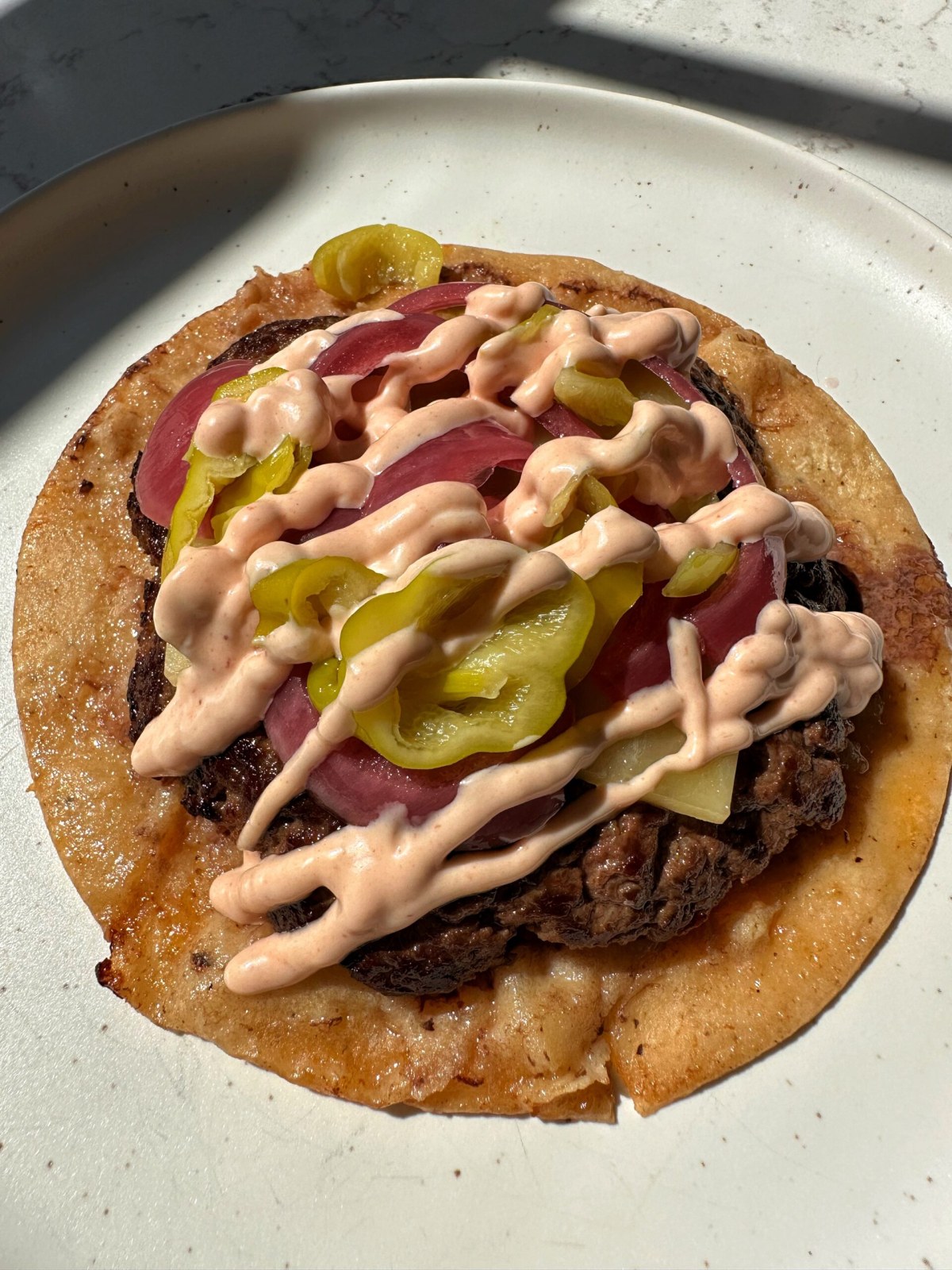 Smash Burger Tacos