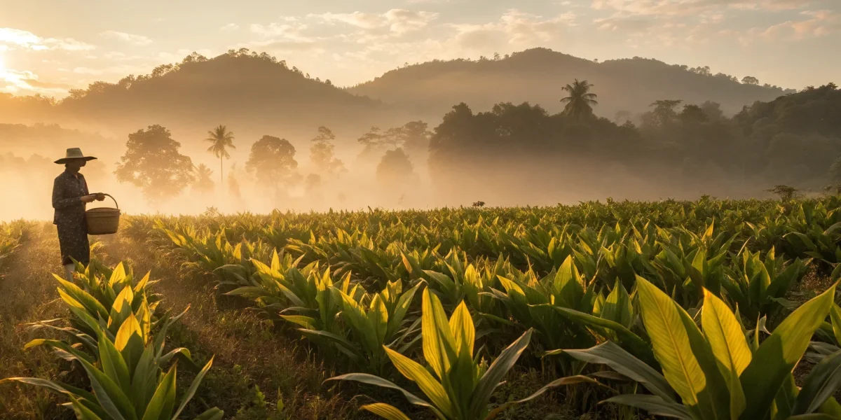 A person tracking turmeric drink habits and weight changes in a health journal